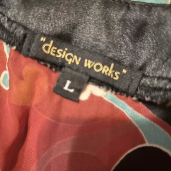 Design Works. Size L -runs small. Chiffon Pullover Lagenlook. Boho. B81 - Picture 6 of 6